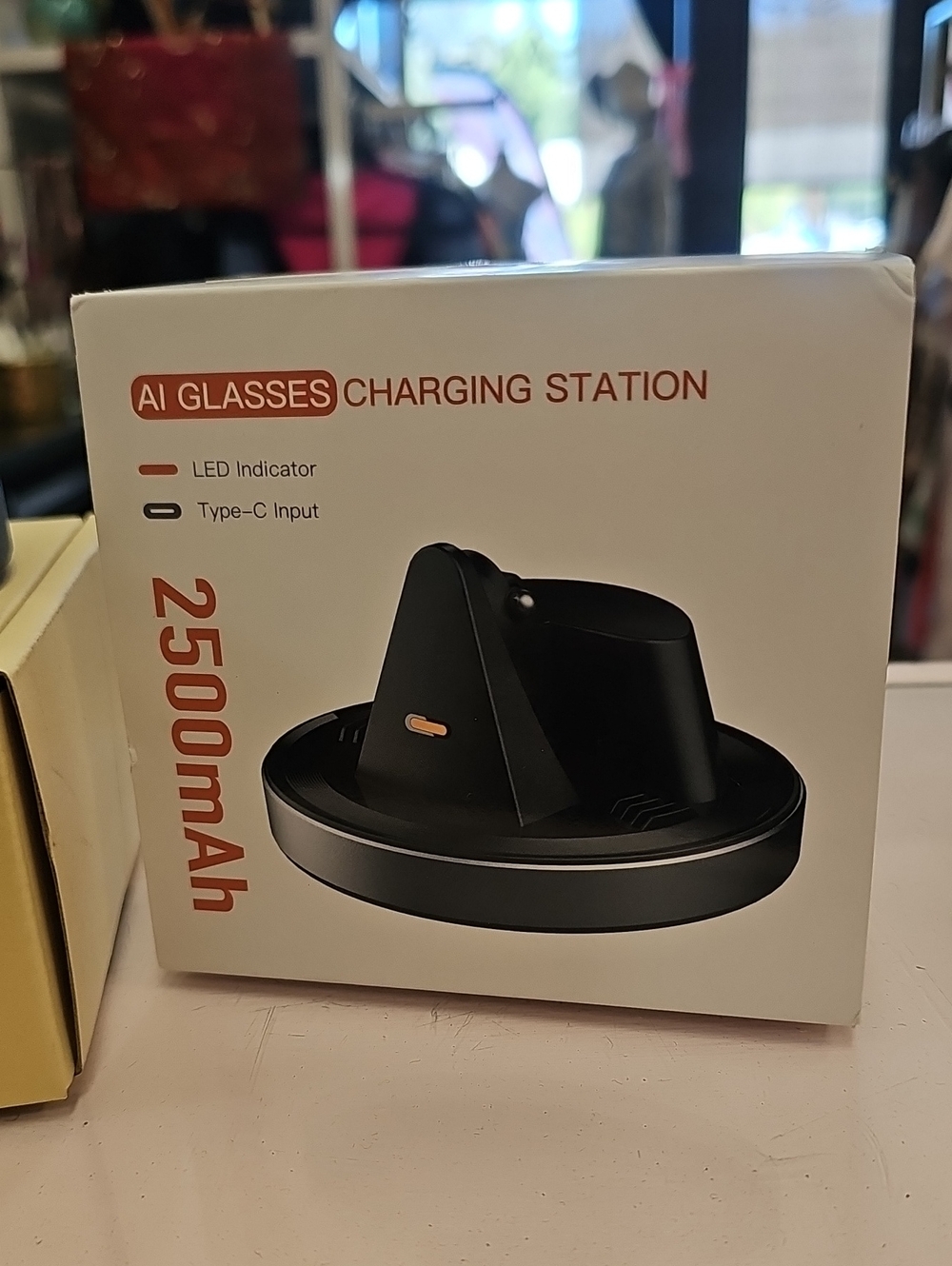 AI Glasses Charging Station - Black